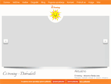 Tablet Screenshot of chi-trening.si